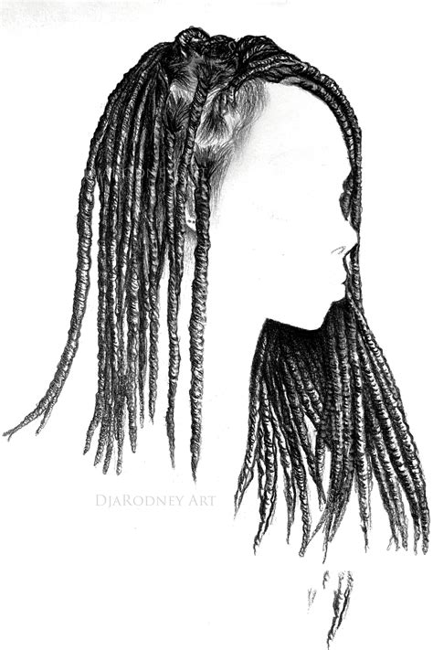 how to draw dreads|person with dreads drawing.